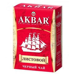 Черный чай Акбар "Корабль", листовой, 90 гр