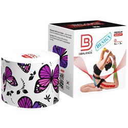 Кинезио тейп BBTape™ 5 см × 5 м бабочки