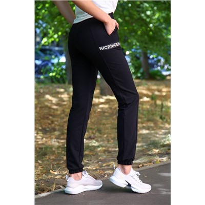 Женские брюки 15165 (Черный)