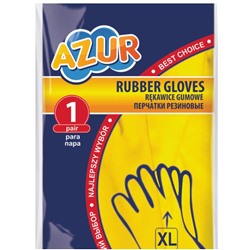 Перчатки резиновые AZUR 1пара - XL