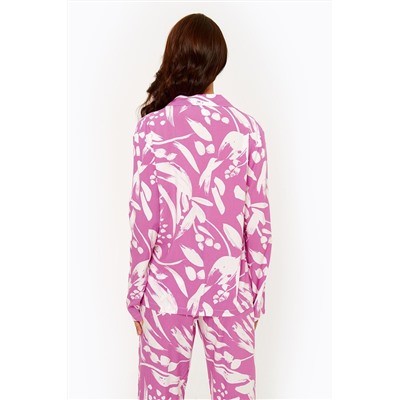 Фиолетовая пижама с брюками 0120298978