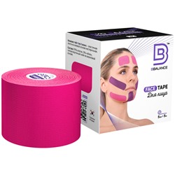 Тейп для лица BB FACE TAPE™ 5 см × 5 м хлопок розовый