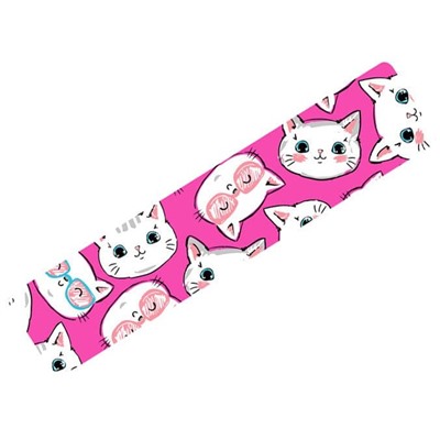 Кинезио тейп BBTape™ 5 см × 5 м котята розовый
