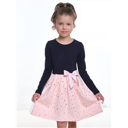 Платье (98-122см) UD 4418-1(2) черный/розовый