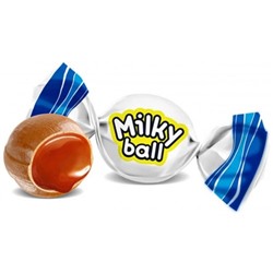 Карамель молочная Milki Ball 500гр/1уп/KDV