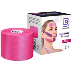 Тейп для лица BB FACE TAPE™ 5 см × 5 м шелк розовый