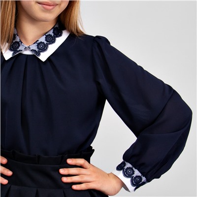 Блузка для девочки длинный рукав Соль&Перец SP0302
