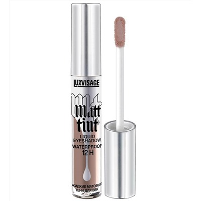 LuxVisage Тени жидкие матовые Matt tint waterproof 12H, тон 108 grey taupe