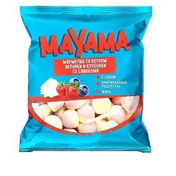 «Mayama», мармелад жевательный со вкусами клубники и черники со сливками, 70 гр. KDV