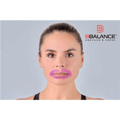 Набор тейпов для лица BB FACE PACK 2,5 см × 10 м хлопок розовый